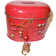 Busquets pokladnička kovová so zámkom