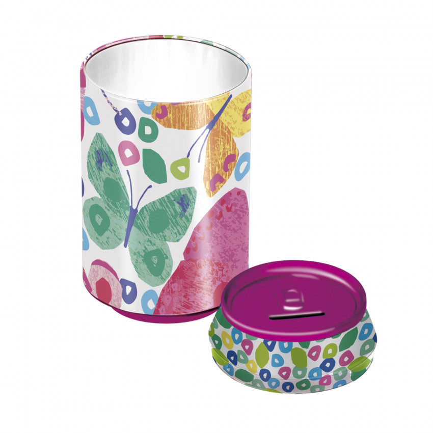 Busquets pokladnička kovová Butterfly