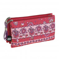 Púzdro 3-zips-červenné