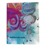 Školské dosky A4 s gumičkou-Hablando solo