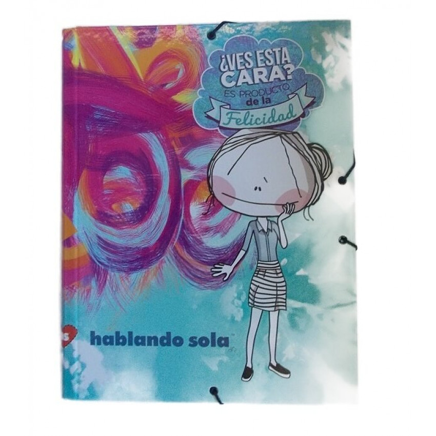 Školské dosky A4 s gumičkou-Hablando solo