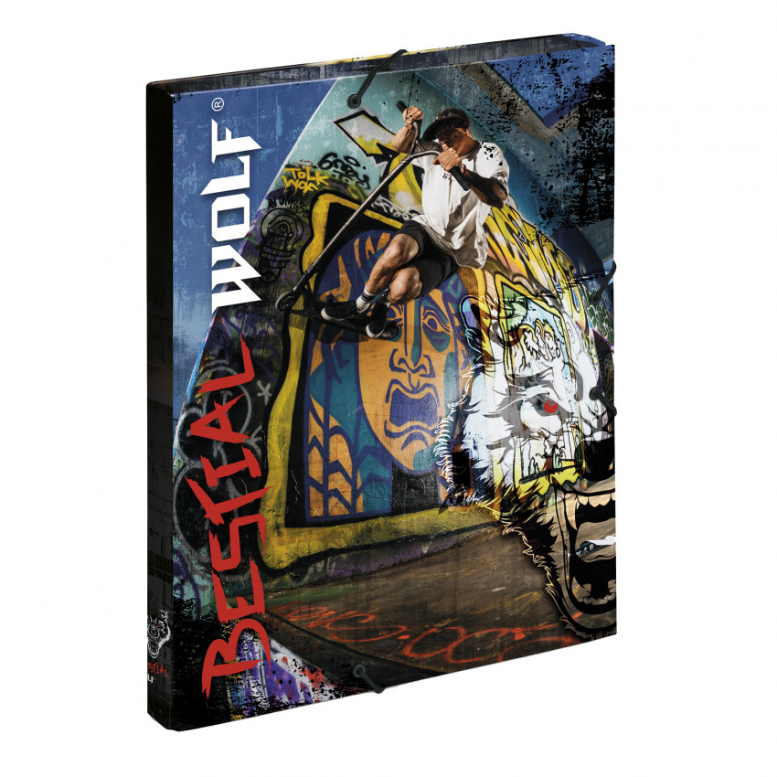 Busquets Školské dosky s gumičkou Bestial Wolf Darček nad 600 €