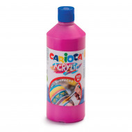 Akrylová farba prémiovej kvality Carioca 500ml červená
