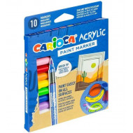 Sada akrylových štetcových fixiek 10ks