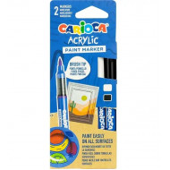 Sada akrylových štetcových fixiek 2ks