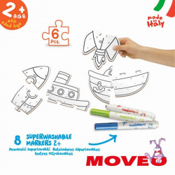 BABY zjednodušené puzzle Loď pre deti Carioca od 24 mesiacov
