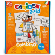 BABY CoMbino vyfarbovacie kombinovateľné kartičky - príbehy