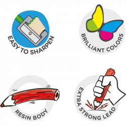 barvice, nelámavé farbičky, pre malé deti