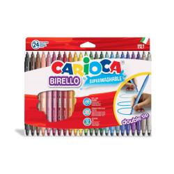 BIRELLO Fixi s obojstranným hrotom Carioca 24 ks