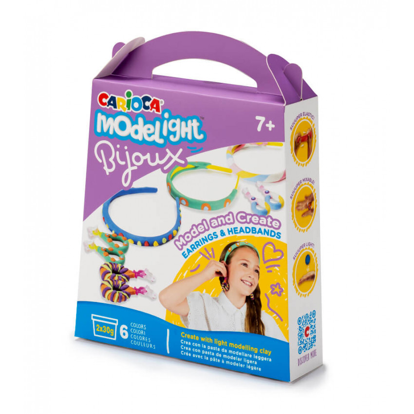 Modelovacia sada BIJOUX - čelenky a náušnice Carioca Modelovacia sada BIJOUX -čelenky a náušnice Carioca