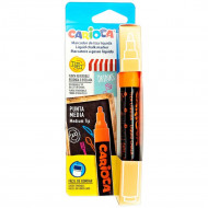 Tekutá kriedová fixa oranžová Carioca 