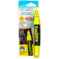 Tekutá kriedová fixa žltá Carioca 