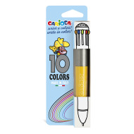 Gulôčkové pero s 10 fluo farbami Carioca