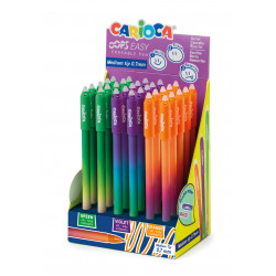 Gumovacie pero Carioca Dúha oranž, zelená, fialová 1ks