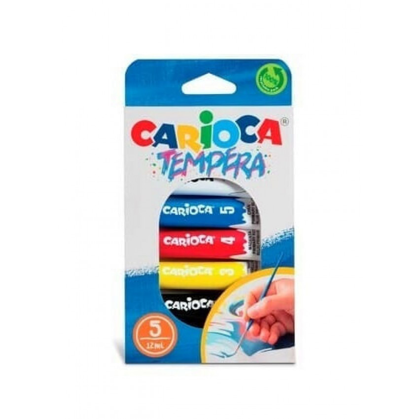 Temperové farby Carioca 12 ml 5 ks 