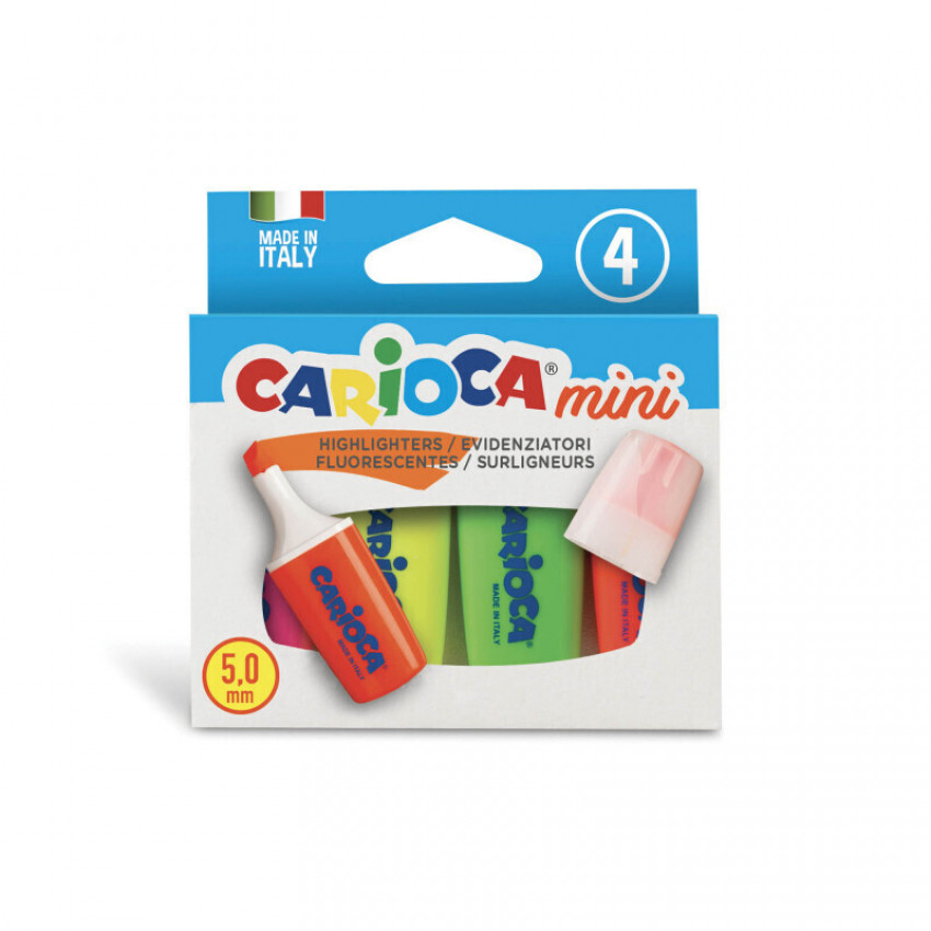 Zvýrazňovač mini 4 ks