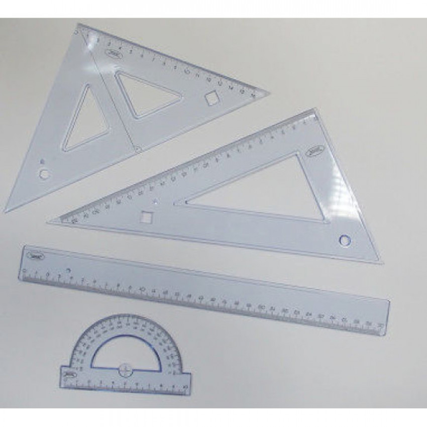 Rysovacia súprava pravítok veľká