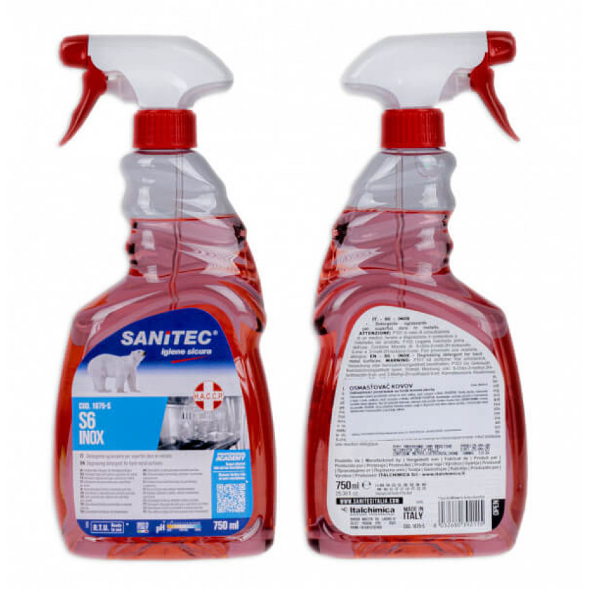 Sanitec Nerez čistič STEEL DEGREASER 750ml