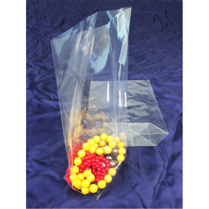 Vrecko číre s krížovým dnom 200x300+80 100ks