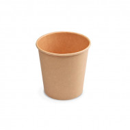 Pohár papierový 200ml S 73mm hnedý 50ks
