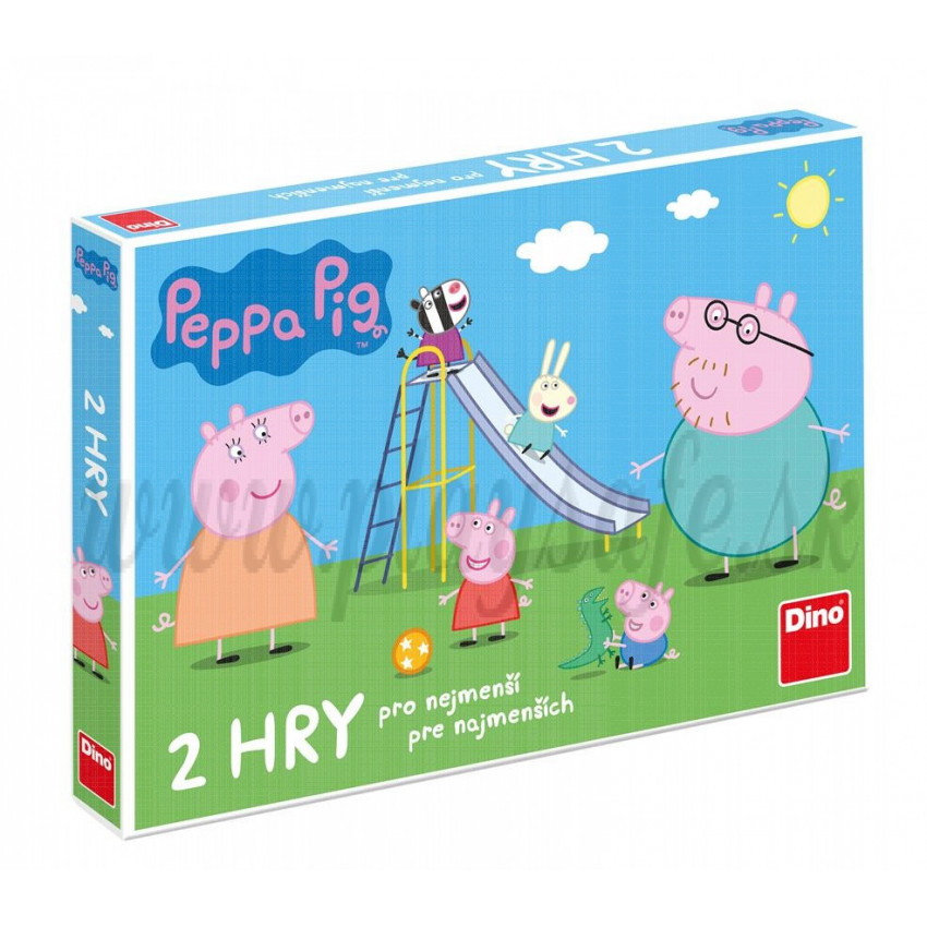 Peppa Pig – Dve spoločenské  hry pre najmenších
