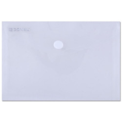 10ks Plastový obal A7 s cvočkom DONAU priehľadný