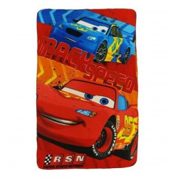 Detská flísová kockovaná deka s motívom Disney Autá a lietadlá 100x150 cm