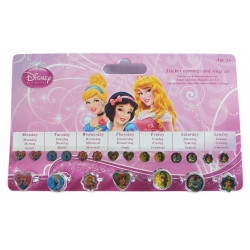 Disney prstienky so samolepkami 7 + 14
