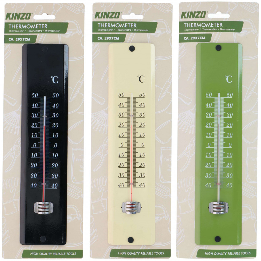 Teplomer KINZO záhradný teplomer 29 cm Celzia