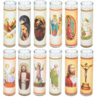 Sviečka svätá v skle 5,6*20C 130gr