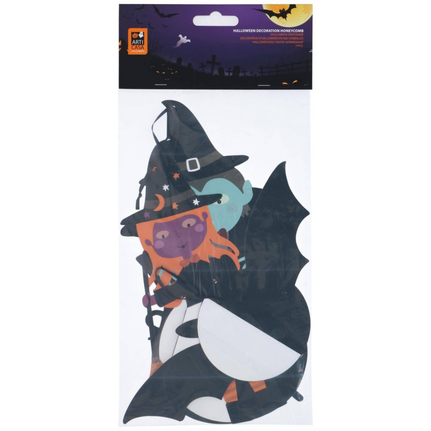 Halloween dekorácia 30x18cm 3ks