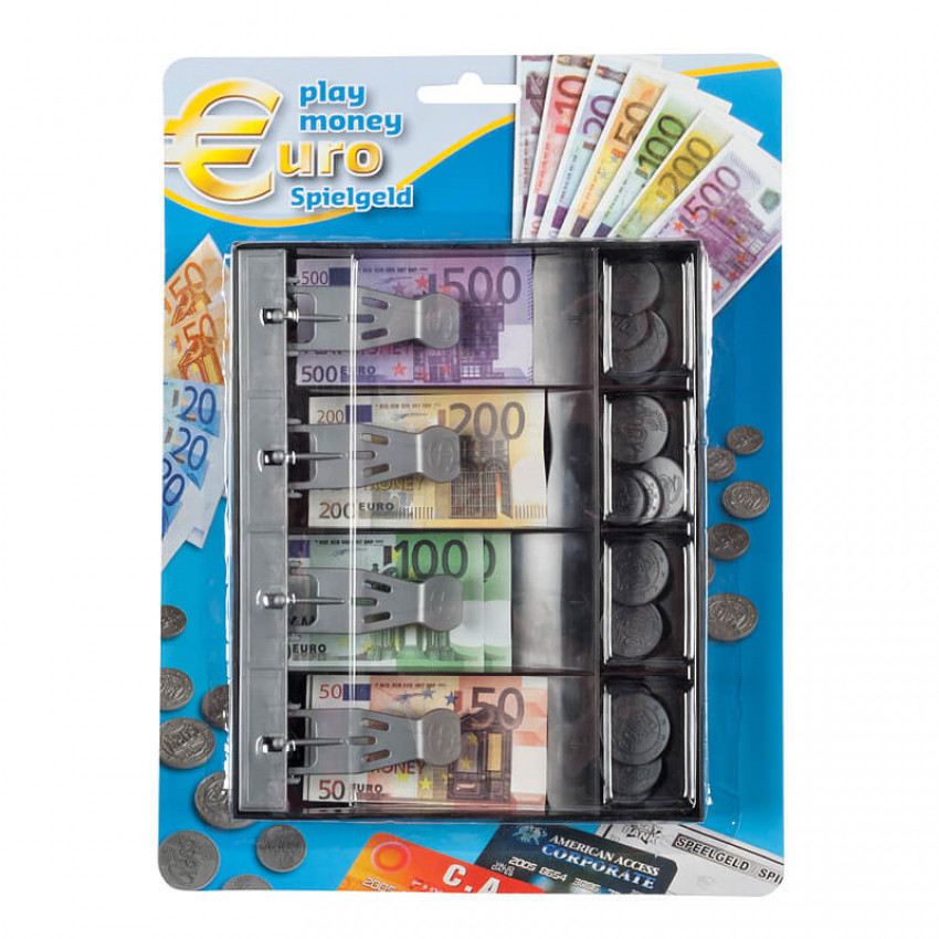 Europeniaze s mincovníkom na peniaze, hra na obchod