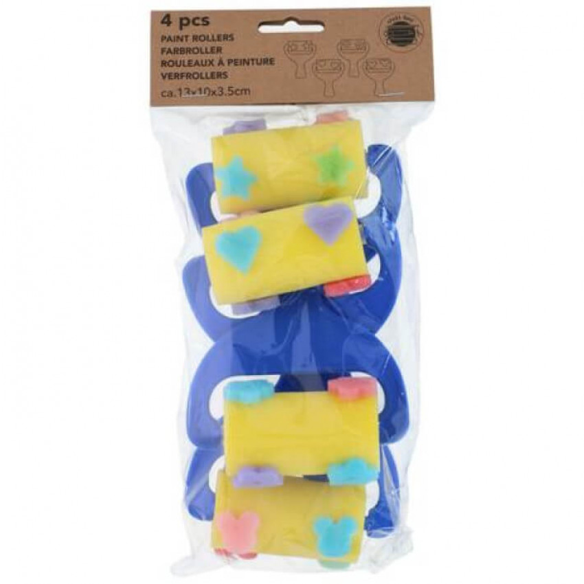 Penový ozdobný valček na kreatívne tvorenie 4ks