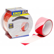 2x KINZO Páska bielo-červená 25 x 48 mm
