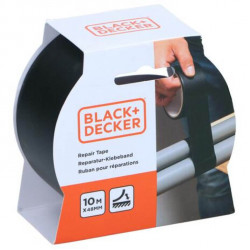 Silná opravná páska Black+Decker 48 mm x 10 m Čierna 