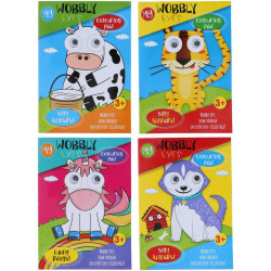 2x Omaľovánka veľké oči A4 24strán Zvieratká