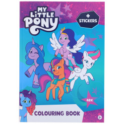 Omaľovánka My little Pony A4 48strán + 2str. nálepky
