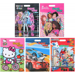 Omaľovánka s  nálepkami, 48 strán A3