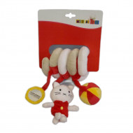 Plyš špirála na postieľku, do kočíka