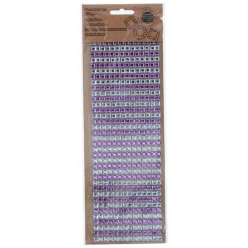 samolepiace kryštáliky, trblietavé