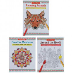 Omaľovánka pre dospelých 32 str  2ks