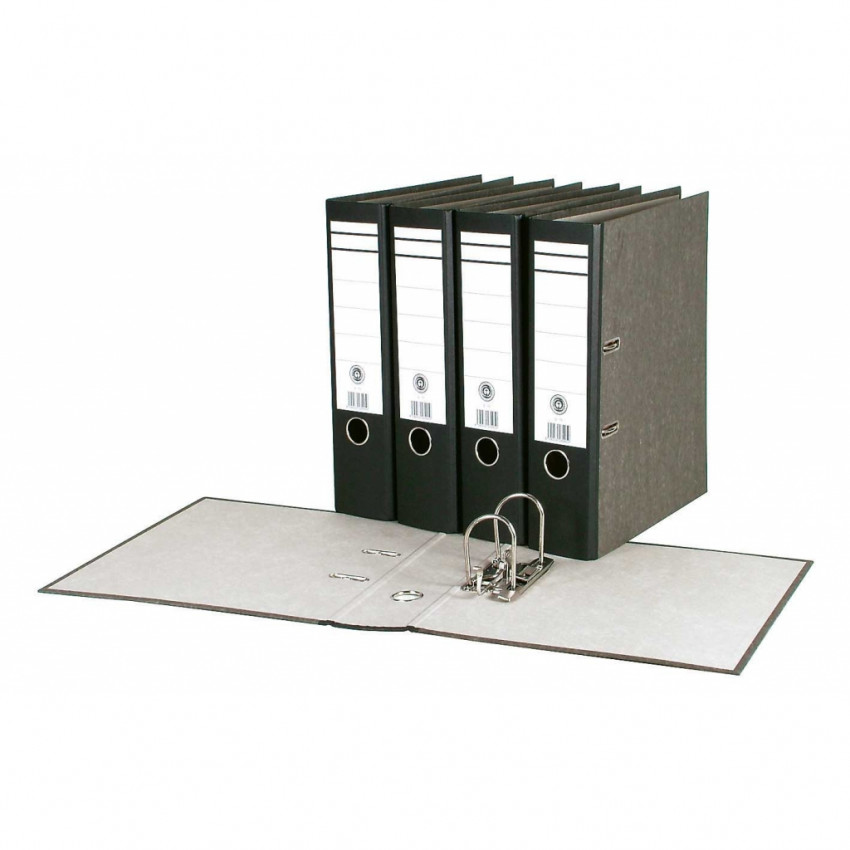 Esselte Zakladač pákový Mramor Basic 7,5cm čierny