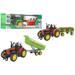 Farmársky traktor Big ROAD s vlečkou