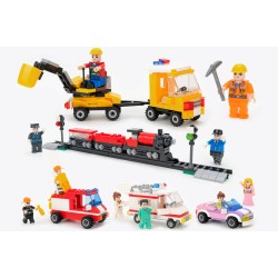 Skladačka Cubix/127+2 kompaktibilná s lego skladačkami