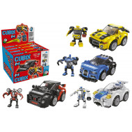 Cubix auto  - transformér 4 druhy = 1 veľký transformér