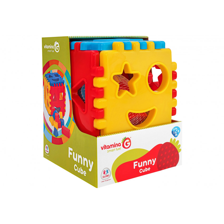 Didaktická edukačná vkladačka Vitamina G kocka