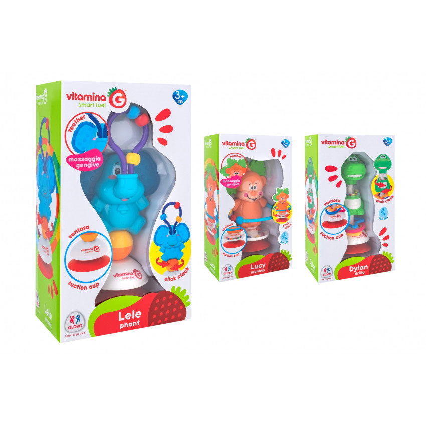 Vitamina G Zvieratko s prísavkou 3D