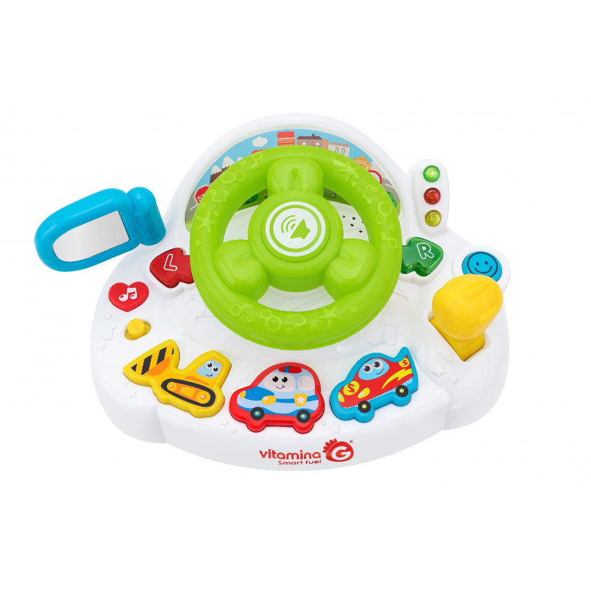 Vitamina G Detský volant so svetlom a hudbou na baterky