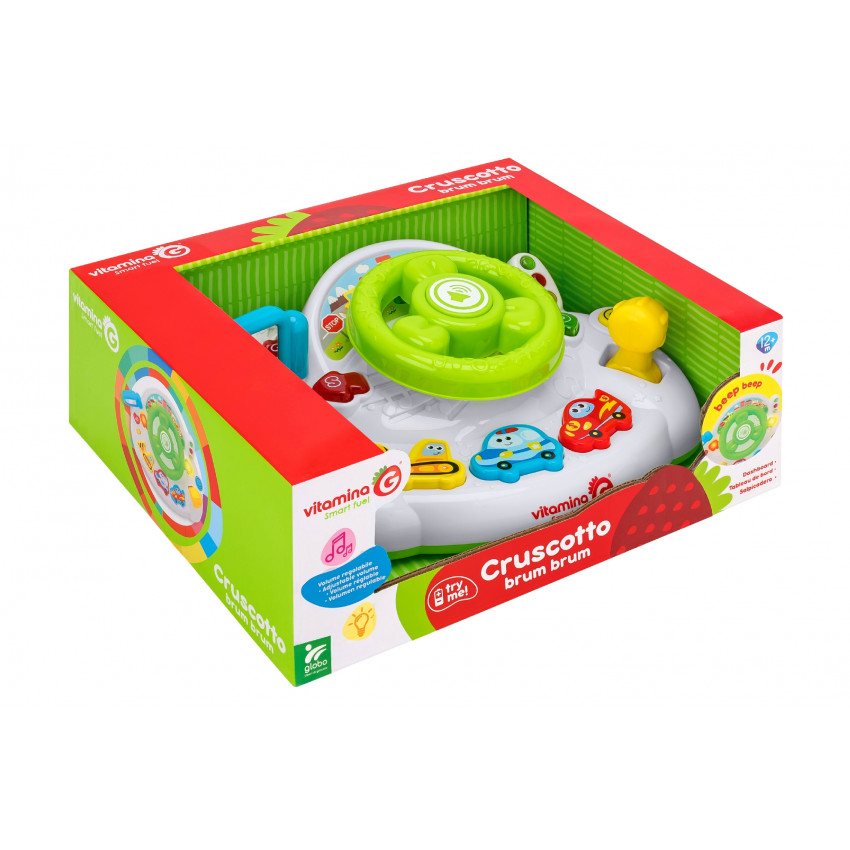 Vitamina G Detský volant so svetlom a hudbou na baterky
