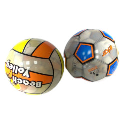 Lopta 21cm mix-priesvitná